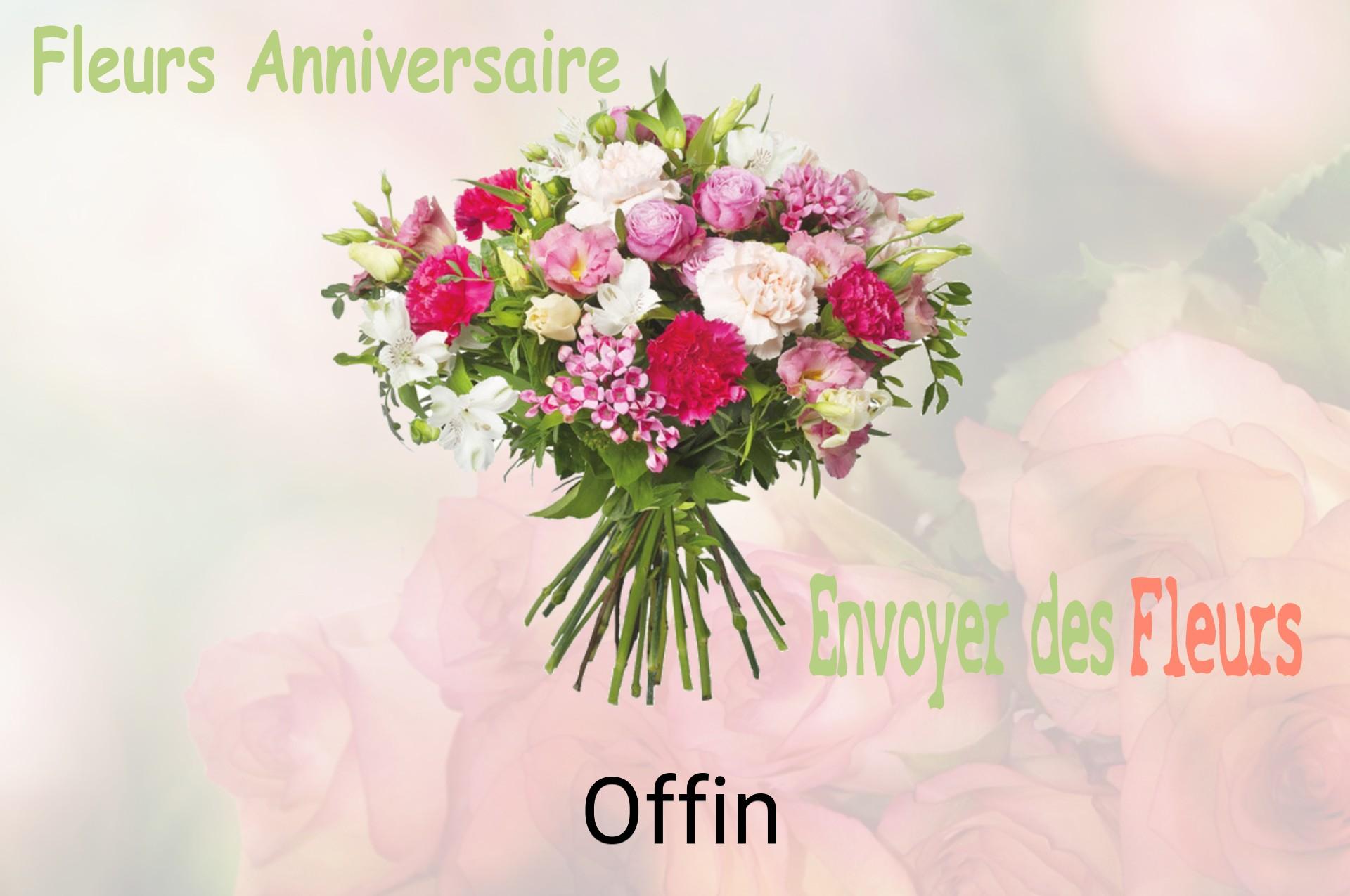 Bouquet de fleurs d’anniversaire livré à Offin