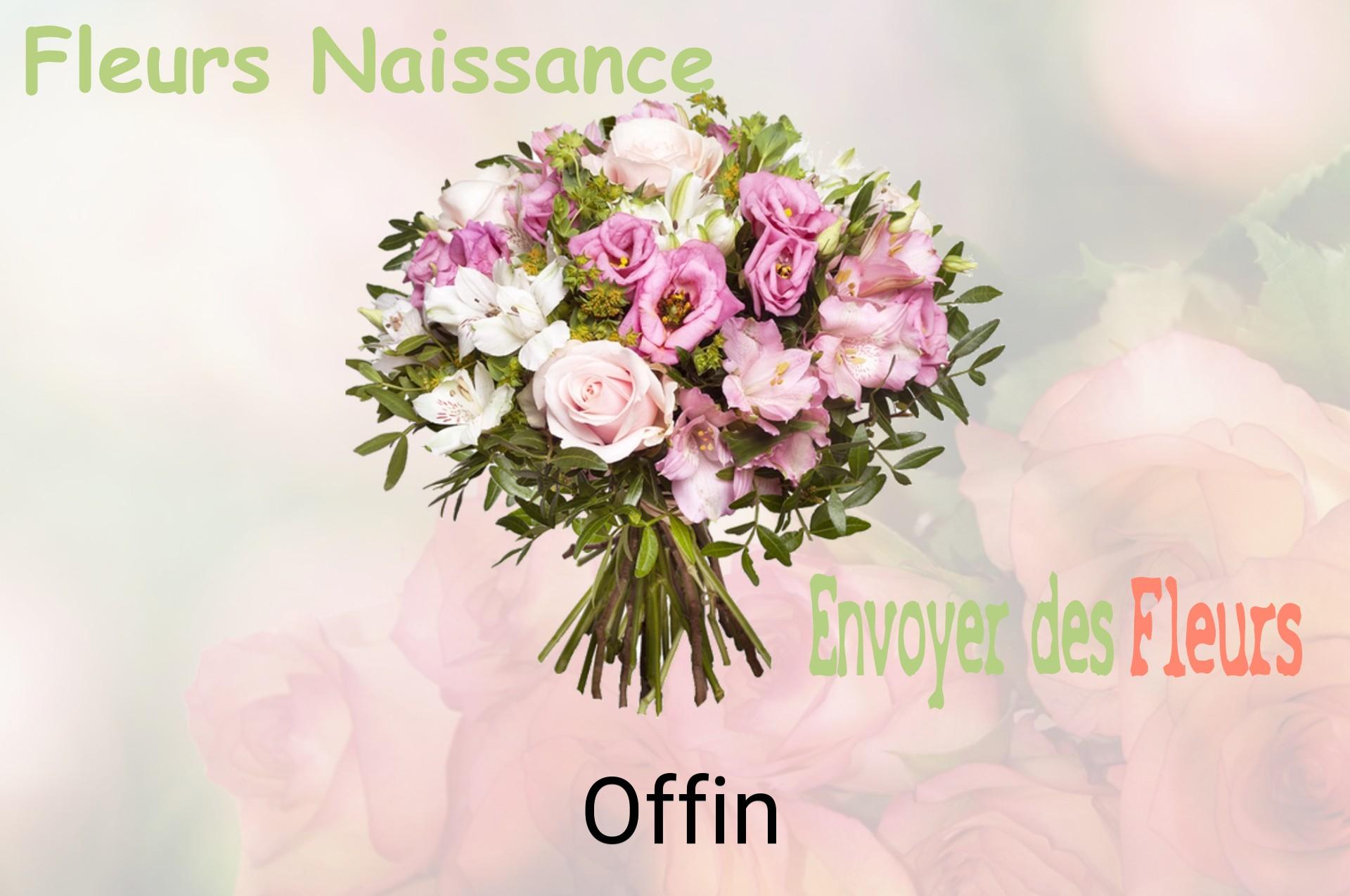 Bouquet de fleurs de naissance livré à Offin
